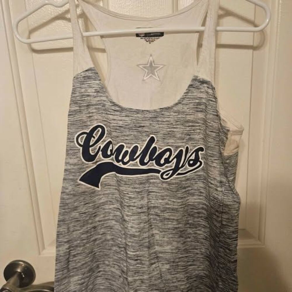 NFL Dallas Cowboys Womens New Era Racerback Tank Top Size M